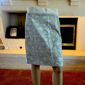Womens tan and black skirt. Size 2. The Limited.